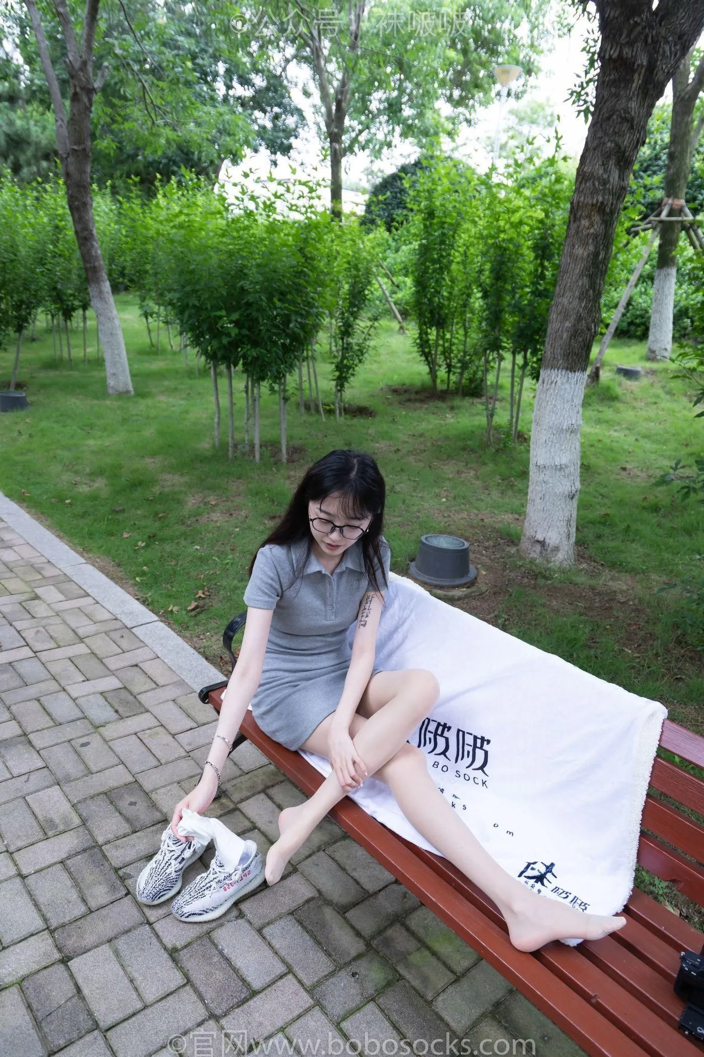 [BoBoSocks袜啵啵]NO.019 稚予-椰子、白棉袜、肉丝 [147P]插图2